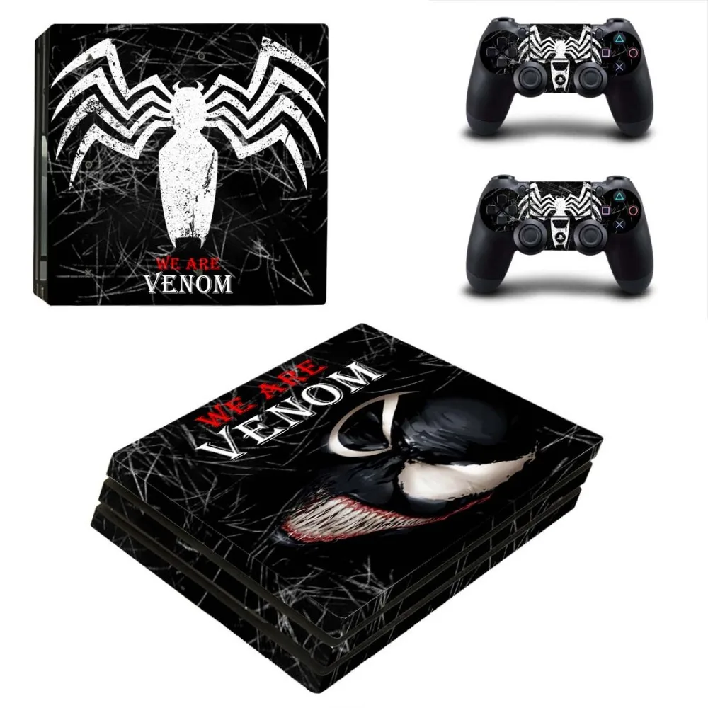 

PS4 Pro Venom Skin Sticker Cover For Sony Playstation 4 Pro Console&Controllers