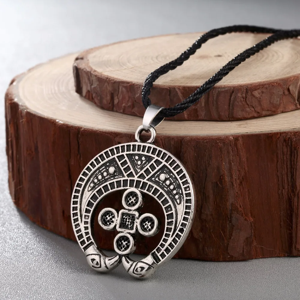

CHENGXUN Slavic Charm Lunnitsa Jewelry Pagan Pendant Amulet Necklace Original Male Collier