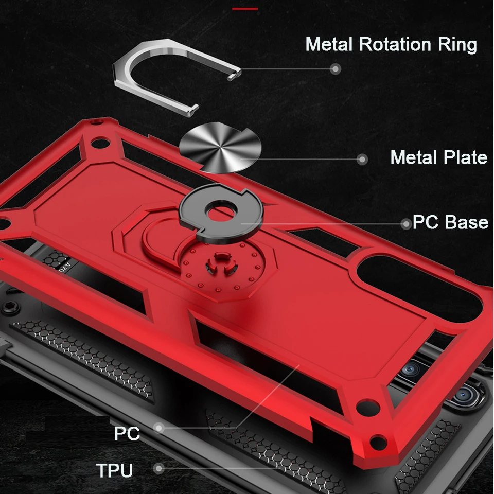 Heavy Duty Silicone Case for Samsung A50 Case Cover Shockproof Phone Case for Samsung Galaxy A50 2019 A505F SM-A505F Shell