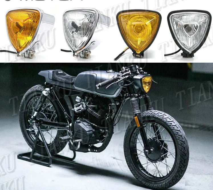 Металлические фары в стиле ретро для Kawasaki Vulcan Classic VN 400 VN500 VN800 900 1200 1500 1600 Cruisers