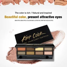 

Crystal diamond shining eight-color eye shadow permanent colorfast multicolor makeup eye shadow makeup