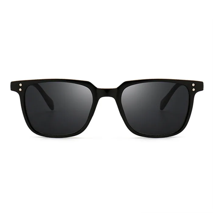 Oulylan, Ретро стиль, солнцезащитные очки для мужчин, Ретро стиль, фирменный дизайн, для вождения, солнцезащитные очки, мужские, классические, солнцезащитные очки - Цвет линз: Черный