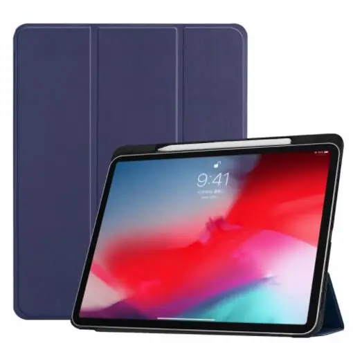 С карандашом держатель Smart PU+ PC Ceas для нового iPad Pro 1" кожаный тройной Бумажник Стенд жесткий задняя крышка для iPad Pro 11 дюймов крышка+ ручка