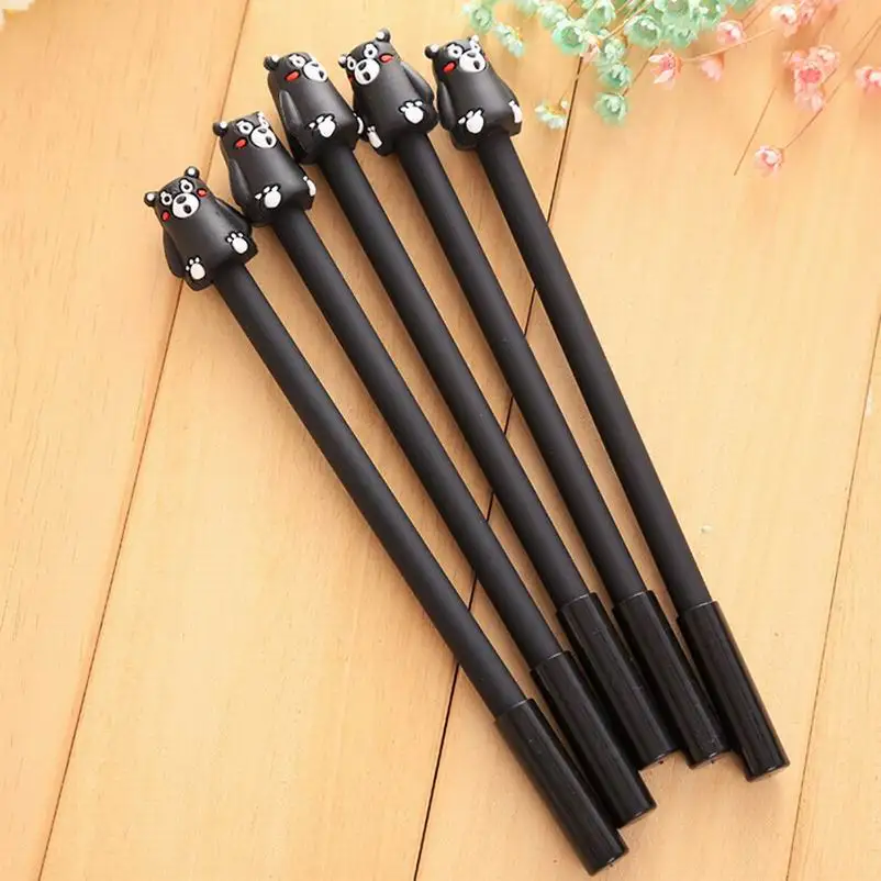 60PC gel pen lovely cute bear Creative novelty gel pens office