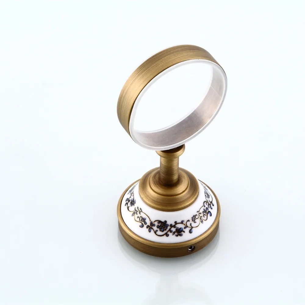 New Cup & Tumbler Holders Antique Tumbler Toothpaste Toothbrush Holder With sigle Ceramics Cups Bathroom Accessories 9223K