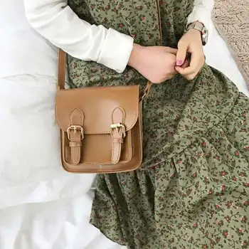 

030518 new hot female small vintage messenger bag lady mini flap bag
