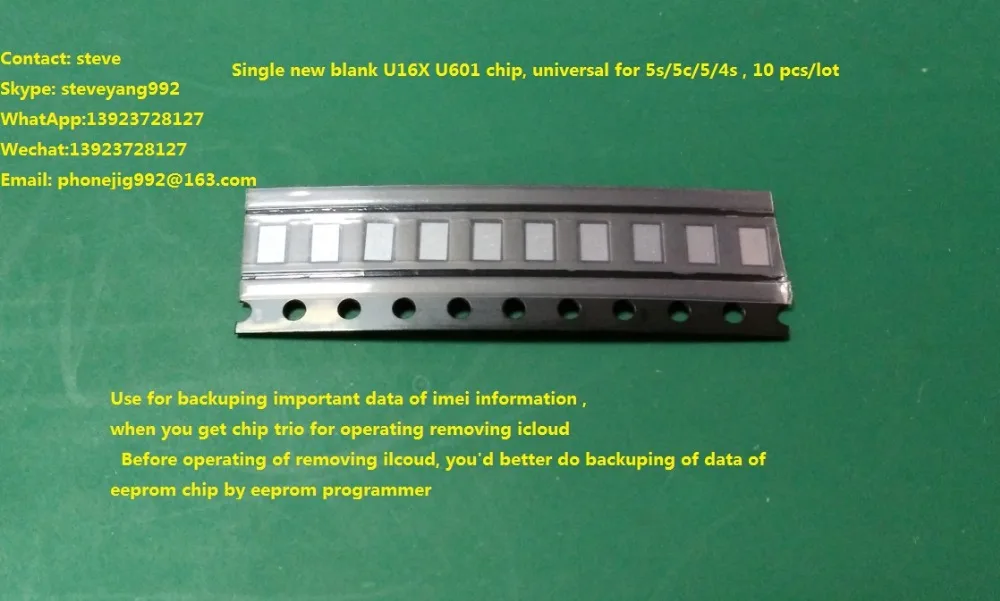 Новый iphone 5 5G 5s 4s U16X U601 U601_RF пустая основная память ic imei для дополнительное