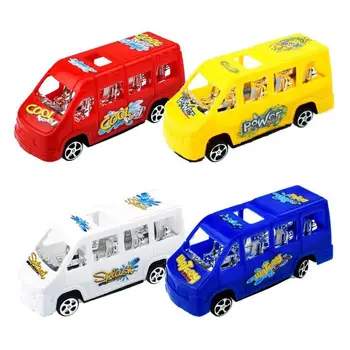 

Baby Bus Toy Multicolor Seat Slide Back School Model Toys for Child Gifts for Children Birthday Xmas Gift colors random