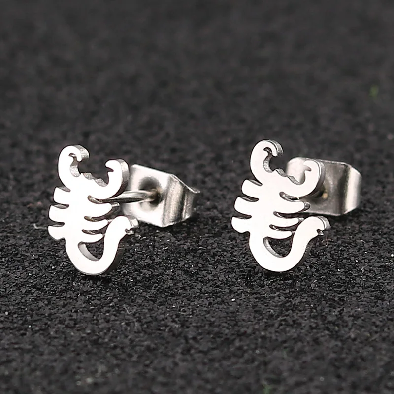 silver earrings