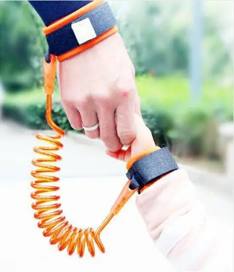 

100 Pcs/lot Toddler Baby Kids Safety Harness Child Leash Anti Lost Wrist Link Traction Rope