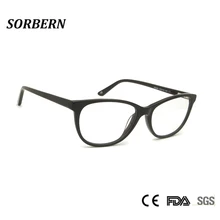 SORBERN ацетат кошачий глаз очки оправа женские модные сексуальные стильные оптические очки женские Рецептурные очки с прозрачными линзами