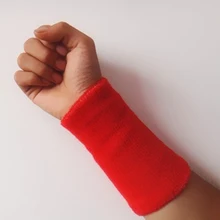 1 шт., 8*15 см, защитные браслеты для спортзала, браслет для тенниса, баскетбола, бадминтона, поддержка запястья, спортивный защитный свитер, хлопок