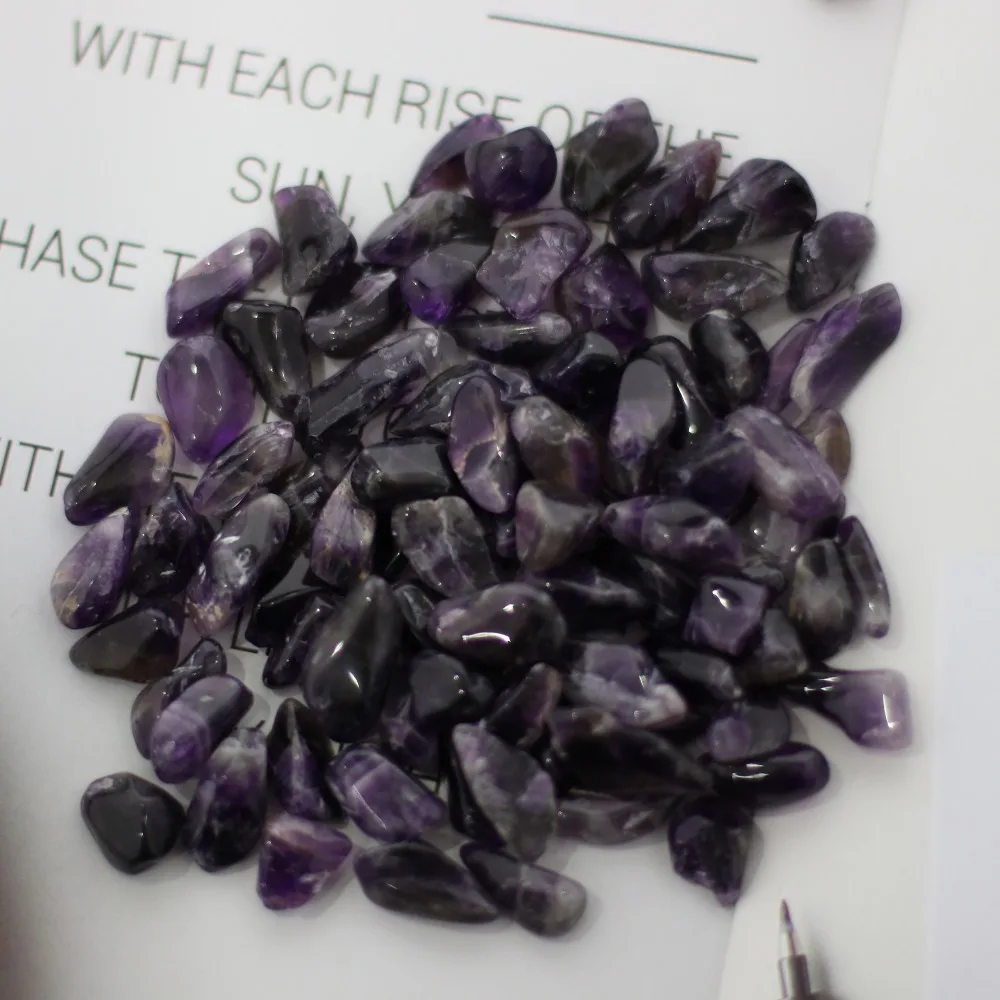

100g Beautiful Natural Rough Specimen Amethyst Point Quartz Wolf Teeth Wand Crystal Natural stones and minerals Fish tank stone