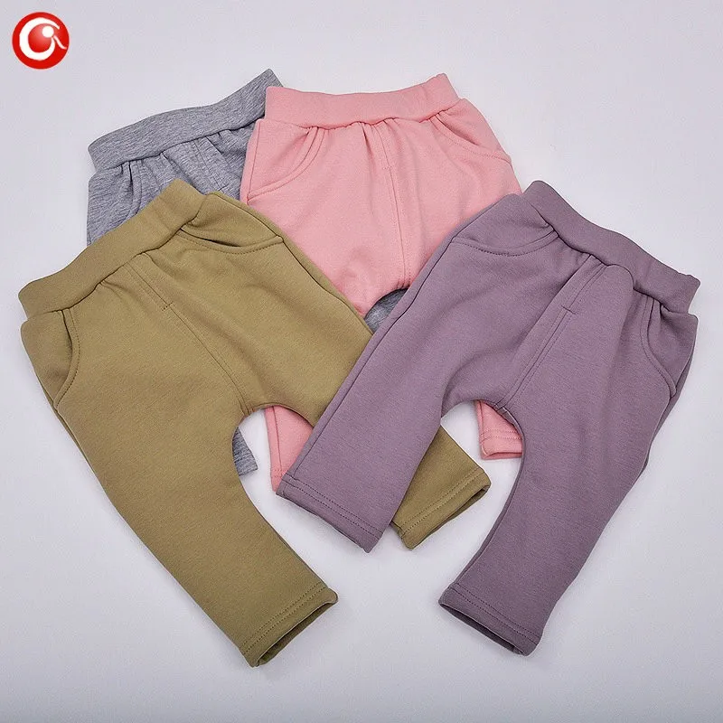 7-24M Baby Winter Tights For Boys Warm Plushed Kids PP Pants For Girls Infantil Bebes Thicken Trousers Clothes 2016 (3)