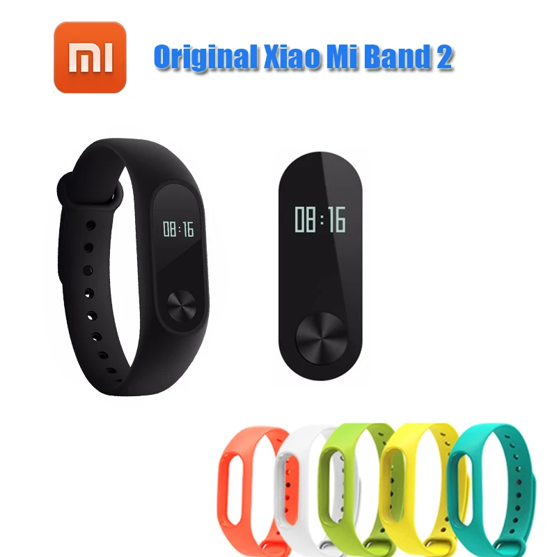 

Original Xiaomi Mi Band 2 Smart Fitness Bracelet Watch miband 2 Smart Mi Band OLED Display Touchpad Heart Rate Monitor Bluetoot
