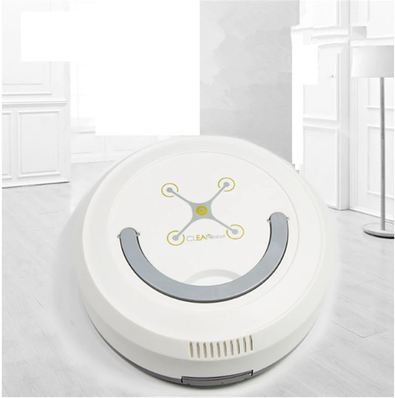 

Automatic Smart Robot Vacuum Cleaner Sweeping Mopping Rechargeable Auto Cleaning with a hadle