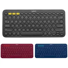 Logitech K380 мульти-устройства Bluetooth клавиатура Портативный мини клавиатура для Windows Mac OS Android iOS Компьютерная периферия Запчасти