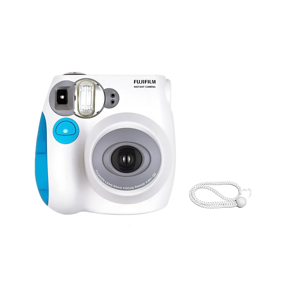 Fujifilm Instax Mini пленочная камера Mini 7s Mini7c мгновенная камера Mini7s Mini 7C дешевле, чем Fujifilm mini 8 9 подарок на день рождения - Цвет: Mini7s Blue