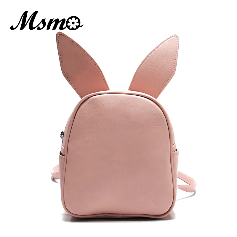 Goede MSMO Kleine Rugzak met Drie paar Oren Kan Vervangen de kleine Back Pack Leuke Modeling Trend Rugzak Bat Wing Schoudertas