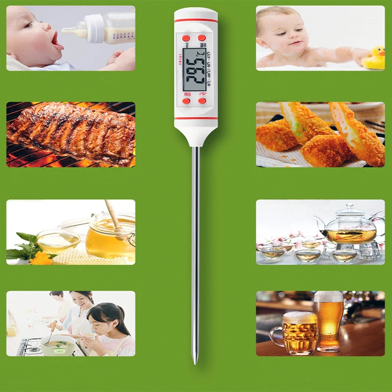 Кухонные принадлежности гаджеты цифровой термометр Датчик Зонд для мяса вода молоко барбекю инструменты для приготовления пищи Кухонные принадлежности Инструменты товары