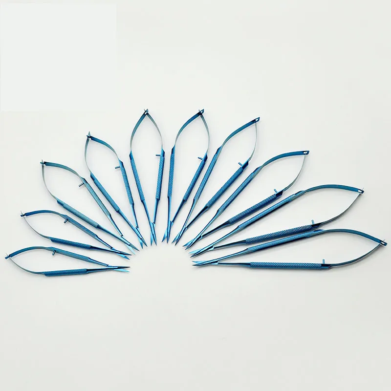 

Plastic Surgery ophthalmic microsurgical scissors corneal scissors microsurgical scissors 12.5 / 14/16 /18cm