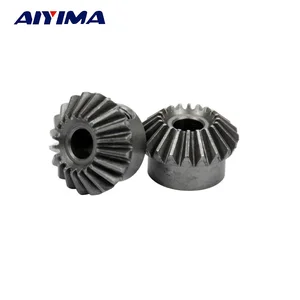 AIYIMA мм 2 шт. 6 мм Металлические конические шестерни 1 модуль 20 Зубы с внутренним отверстием мм 90 градусов привод коммутации - изображение