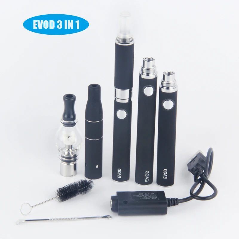 Evod 3 in 1 zipper kit Electronic cigarette battery evod battery Glass globe tank ago G5 for dry herb veporizer Mt3 atomizer cig Evod 3 in 1 zipper kit Electronic cigarette battery evod battery Glass globe tank ago G5 for dry herb veporizer Mt3 atomizer cig