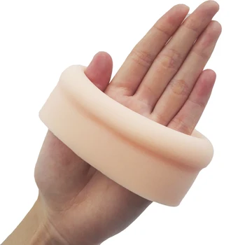 camaTech 2Pcs/Set Ultra Soft Silicone Sleeve Replacement Lid Male Penis Enlargement Device Seal Donut Penis Enlarger Accessories 6