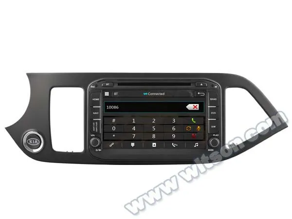 Специальный автомобильный DVD-плеер 8 дюймов для Kia Morning/Picanto 2011 2012 2013 2014 2015 2016 2017 с
