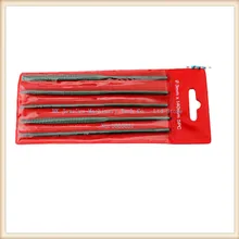 Восковые файлы большой набор из 5 шт. в колонне полукруглая пила на основе резьбы воск/треугольный напильник/Боксер файл/инструменты Размер 3*140 мм