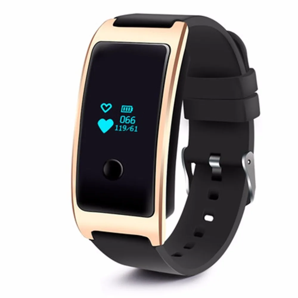 

2018 603HR men Smart Bracelet Blood Pressure Heart Rate Monitor IP68 waterproof Call reminder Activity Tracker Smart Band
