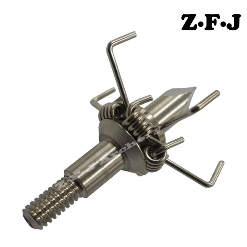 Broadheads 100 grains 5 Claw Arrow Broadhead Points Tips Stainless