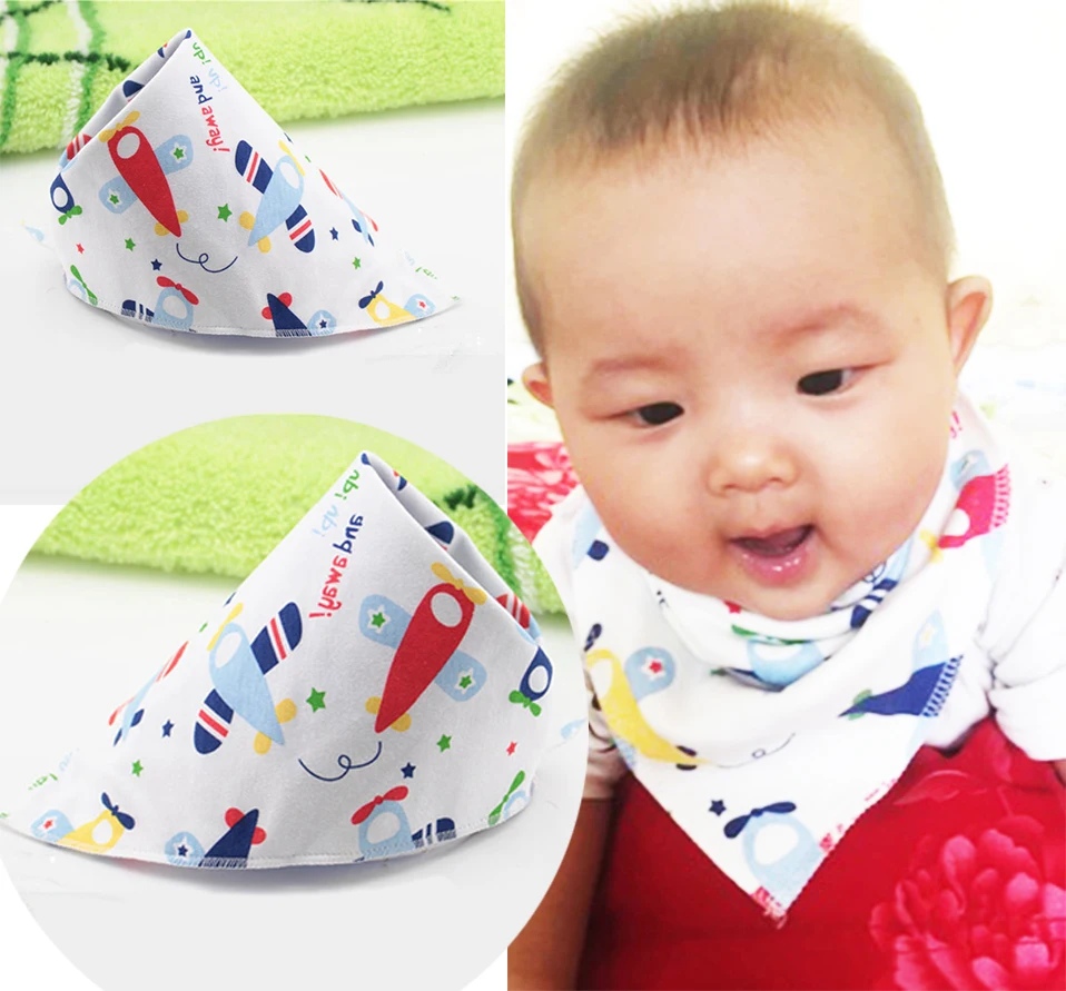 Newborn baby bib baby triangle child Bib boy girl pure cotton Bib