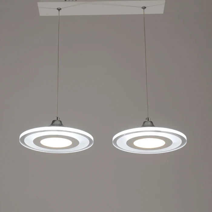 Acrylic Ceiling Mounted Pendant Adjustable Hang Line Length Led Hang Light, Dinning Kitchen Led Pendant Light 12,24,36W 220-240V