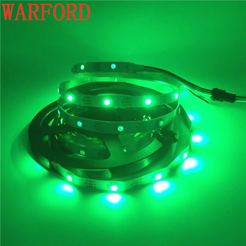DC5V WS2812B 30/60/74/96/144 пикселей/светодиодов/m Smart led пикселей полосы черный/белый