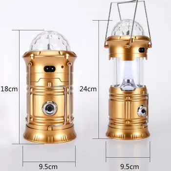 

Portable White Stage Light Voice Control Outdoor Camping Light Tent Collapsible Lantern Hiking YA88