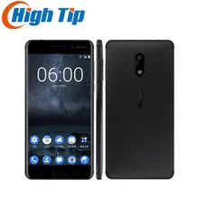 Nokia 6 оригинальный Android 7.0 смартфон нуга Wi-Fi 5.5 ”4 ГБ Оперативная память 64 ГБ Встроенная память отпечатков пальцев Dual SIM multi -Язык Поддержка