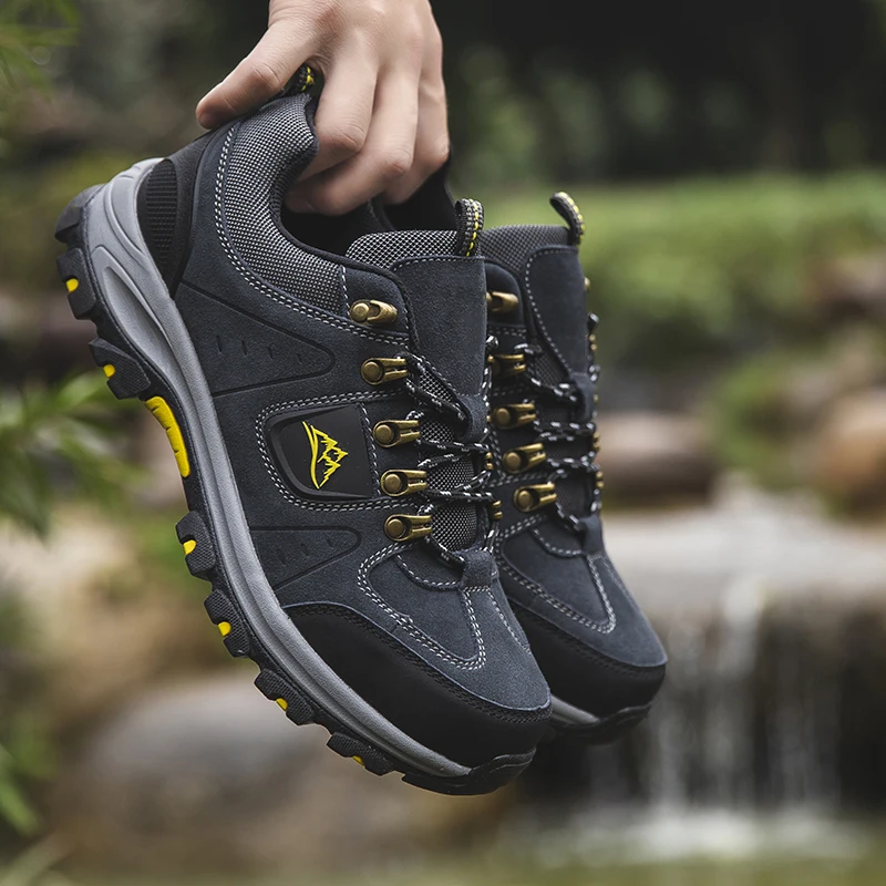 

Original Men Camping Training OutdoorLace-up Sport Trail Hiking Shoes Waterproof Mountaineer Cross-Country Climbing Trip Sneaker
