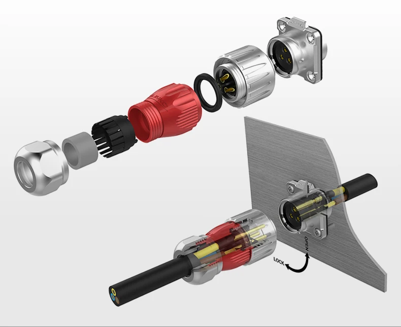 DH-20-cable connector-9 pin_13