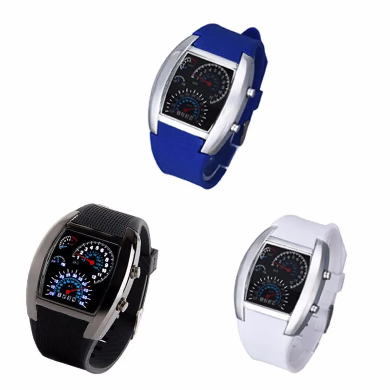 Модные мужские часы, уникальный светодиодный цифровой часы, мужские часы, электронные спортивные часы, часы saat relojes para hombre relogio masculino