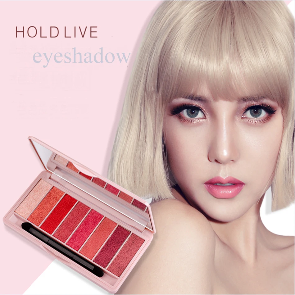 

HOLD LIVE Eye Makeup Glitter Nude Eye Shadow Waterproof Shimmer Matte Eyeshadow Pallete And Brush maquillaje Cosmetics Beauty