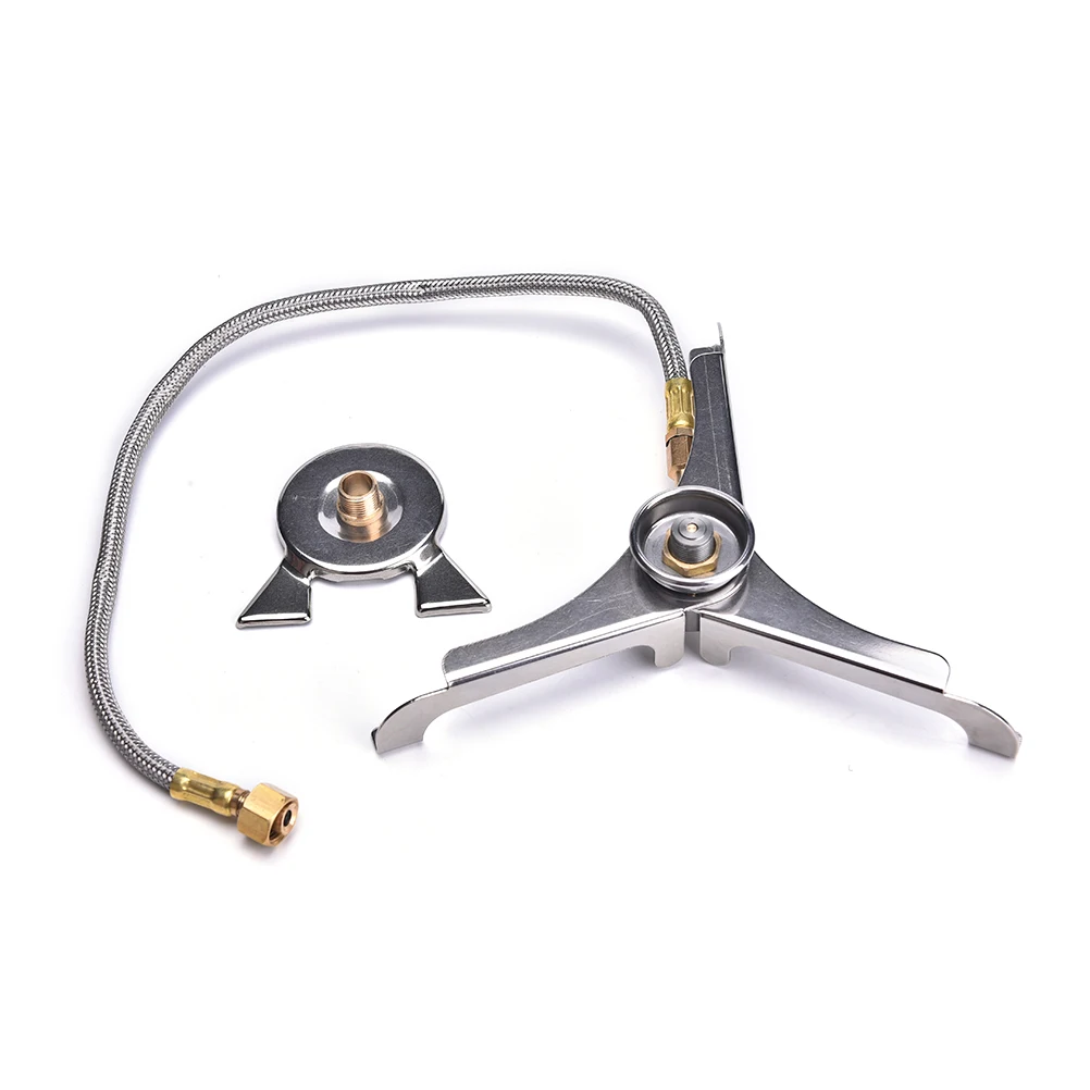 1Pc Outdoor Lightweight Camping Hiking Stainless steel Stove Adapter