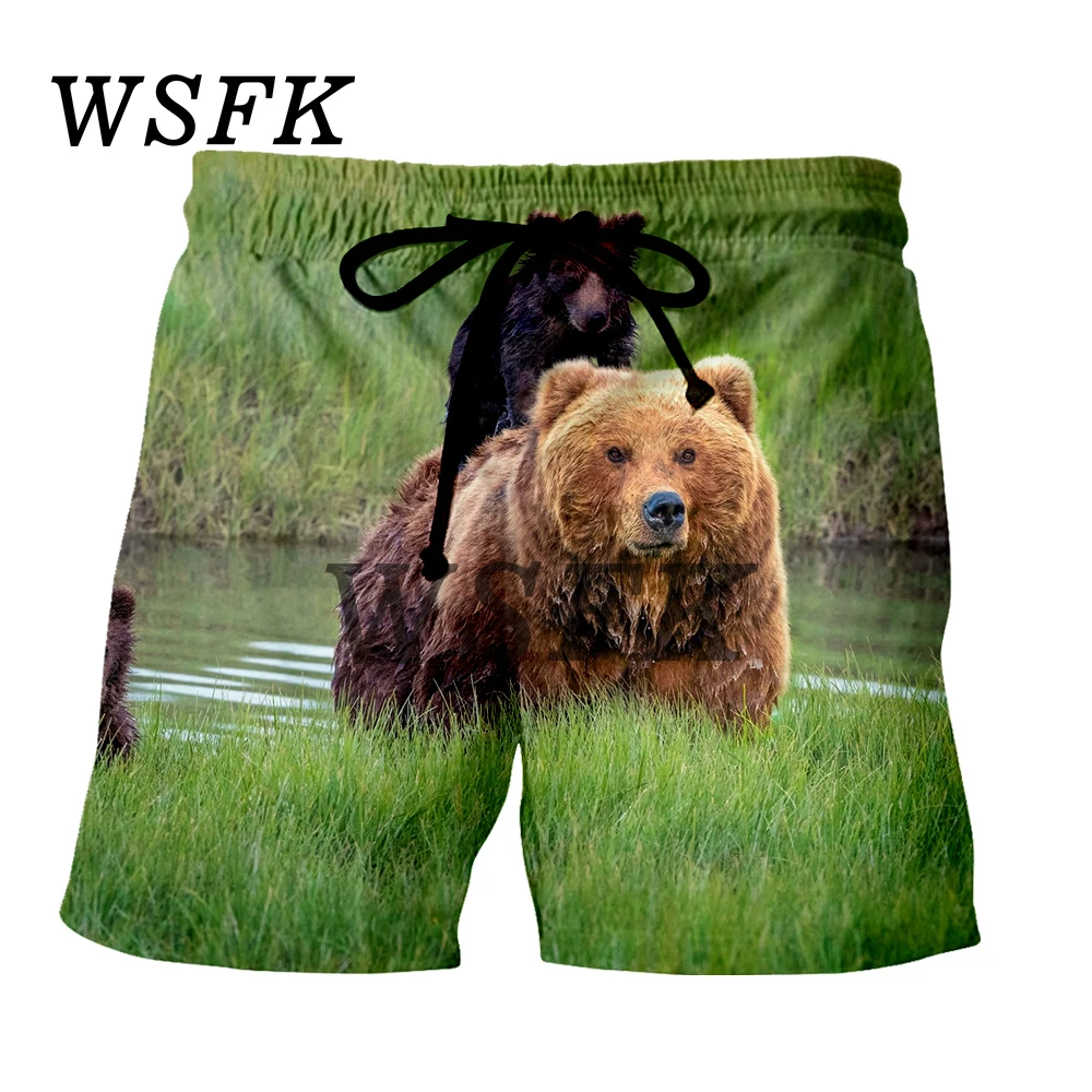 WSFK Men and Women Beach Shorts Polar Bear 3D Print Beach Pants Muliti Styles Loose Boardshort Cord Casual Shorts Sports Shorts WSFK Men and Women Beach Shorts Polar Bear 3D Print Beach Pants Muliti Styles Loose Boardshort Cord Casual Shorts Sports Shorts