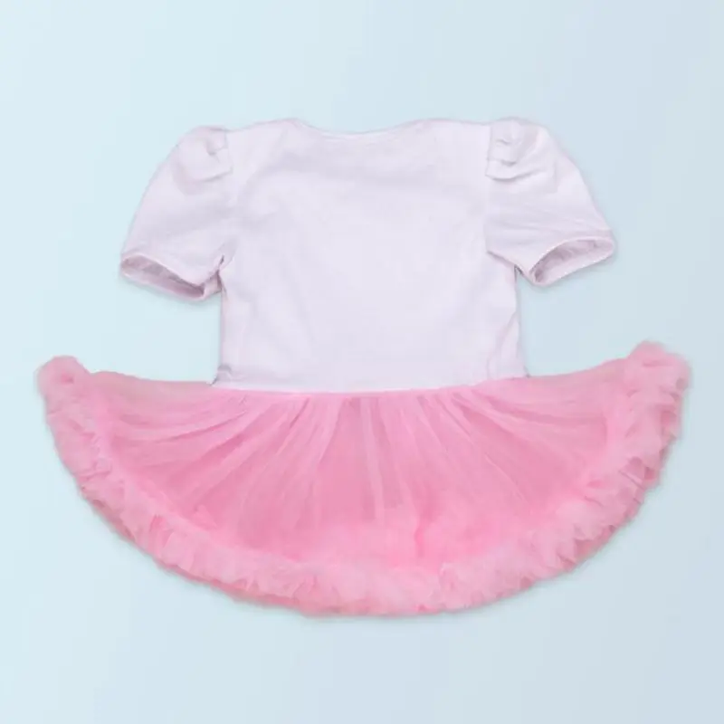 Fantasia Minnie/комплекты одежды для новорожденных девочек, детский кружевной комбинезон, платье, повязка на голову, Одежда для младенцев, Conjunto