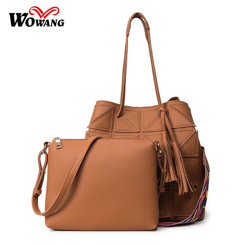 2017 New Women Bag Leather font b Handbags b font Fashion Shoulder Bags Famous Brands Women