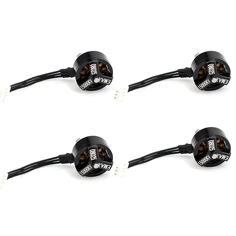 

4PCS EMAX 08025 Brushless Motor 15000KV 1S For Tinyhawk Indoor FPV Racing Drone Quadcopter