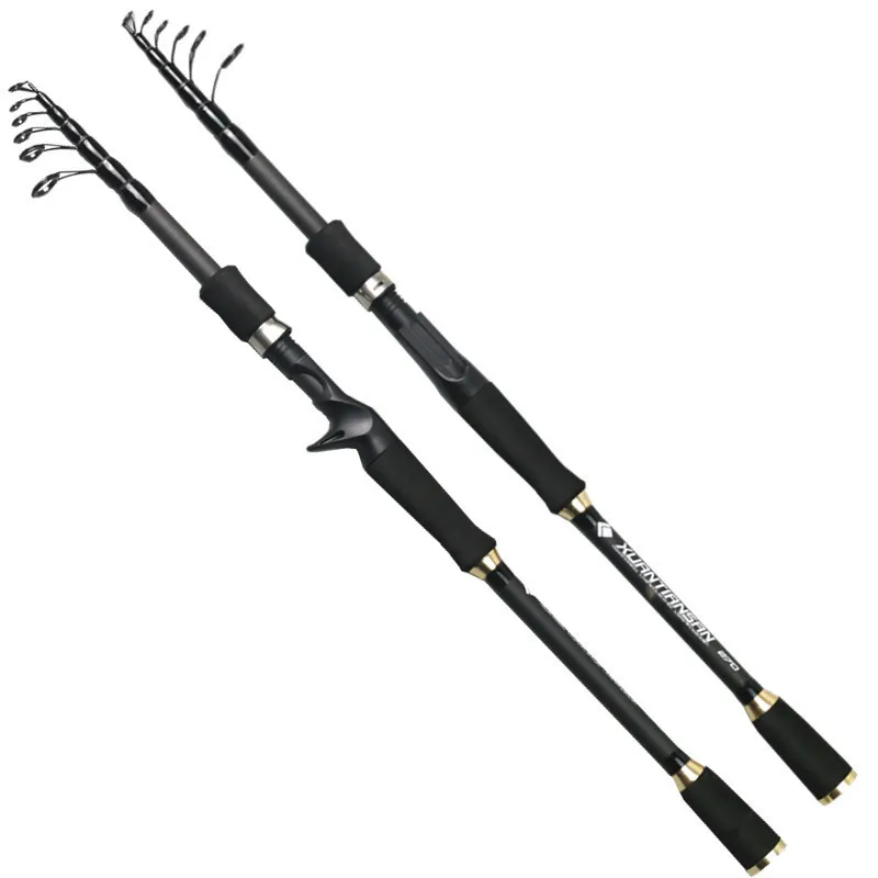

1.8m2.1m2.4m2.7m3.0m Multifunction Casting Rod carbon fishing fish pole telescopic Travel fishing rod ultrashort Fishing Tackle