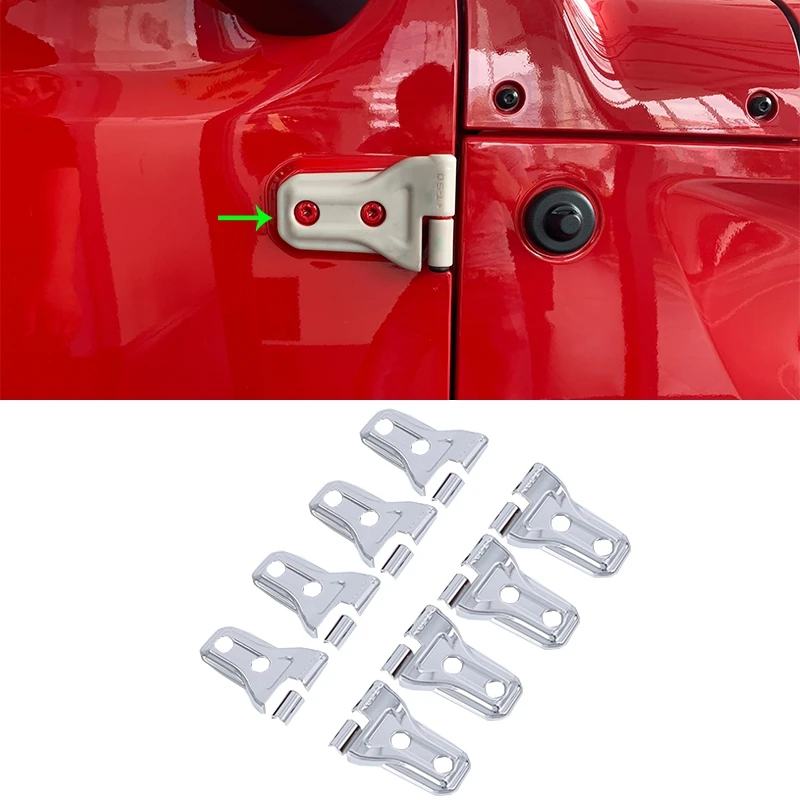 

OUBOLUN Auto accessories side door hing cover Car Styling accessories For JEEP WRANGLER 2018