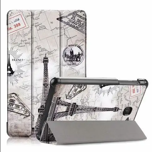 Трехслойный флип чехол с подставкой для Samsung Galaxy TabA 8 0 2018 T387 SM Smart Cover Auto Sleep Wake +