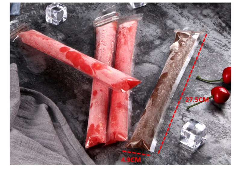 SHENHONG 20 ⑤ упак. пластиковые FDA формы для Фруктового мороженого морозильные пакеты